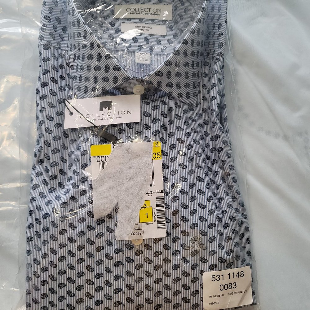 Brand new! Micheal Strahan button down shirt